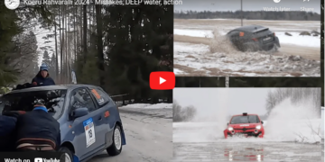 VIDEO: Koeru Talv rahvaralli libedatel teedel ei tahtnud autod kuidagi tee peal püsida!