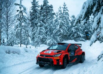 Georg Linnamäe ja James Morgan Rootsi ralli 2024, Foto: Jaanus Ree / Red Bull Content Pool