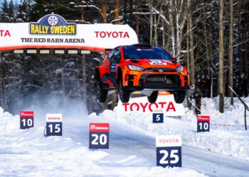 Georg Linnamäe ja James Morgan, Rootsi MM-ralli 2024, Foto: Jaanus Ree / Red Bull Content Pool