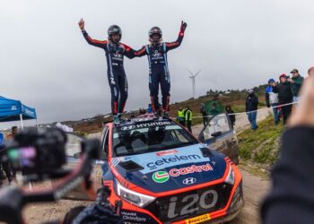 Kris Meeke ja James Fulton, Serras de Fafe ralli 2024, Foto: Team Hyundai Portugal