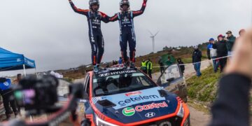 Kris Meeke ja James Fulton, Serras de Fafe ralli 2024, Foto: Team Hyundai Portugal