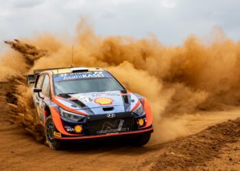 Ott Tänak ja Martin Järveoja, Keenia Safari ralli 2022, Foto: Dufour Fabien / Hyundai Motorsport GmbH