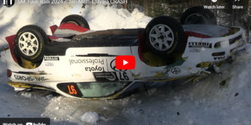 VIDEO: Latvala keeras Soome rallil oma ajaloolise Toyota Celica katusele!