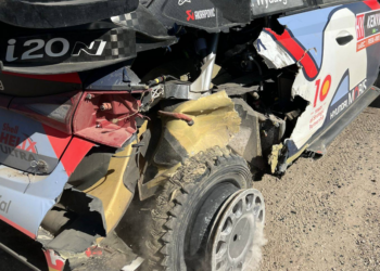 PILTUUDIS: Rehvi lõhkunud Neuville auto sai tõsiselt kannatada!