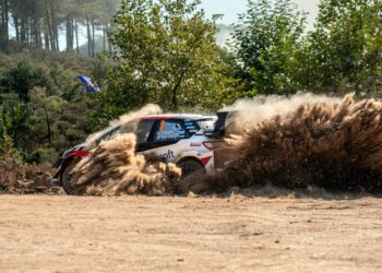 Ott Tanak ja Martin Jarveoja, Türgi rallil 2019, Foto: Mahmut Cinci / Red Bull Content Pool