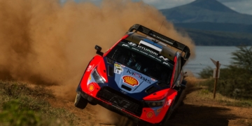 Ott Tänak ja Martin Järveoja Keenia Safari ralli 2024, Foto: Jaanus Ree / Red Bull Content Pool