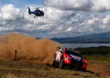Thierry Neuville ja Martijn Wydaeghe Keenia Safari ralli 2024, Foto: Jaanus Ree / Red Bull Content Pool