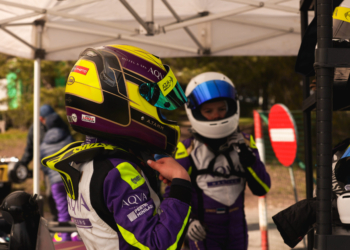 Albert Tamm ja Kristian Ebras. Foto: AQVA Racing