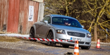 Türil võisteldakse vigursõidus. Foto: Pille Russi