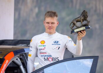 Ott Tanak, Keenia MM-ralli 2024, Foto: Dufour Fabien / Hyundai Motorsport GmbH