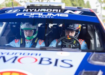 Ott Tänak ja Martin Järveoja, Horvaatia ralli 2024, Foto - Hyundai Motorsport