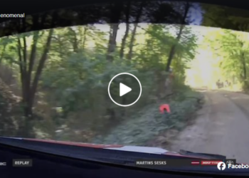 VIDEO ja PILT: Ungari EM-etapi liider, Martins Sesks, lõhkus eelviimasel katsel auto ja katkestas ralli!