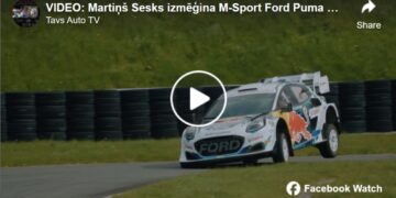 VIDEO: WRC sarjas ajalugu tegev Mārtiņš Sesks sai juba Rally1 Ford Pumat proovida!