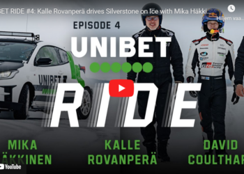 VIDEO: Kalle Rovanperä võistles F1 sarja legendide, Mika Häkkineni ja David Coulthardiga