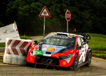 Ott Tänak ja Martin Järveoja, Horvaatia MM-ralli 2024, Foto: Jaanus Ree / Red Bull Content Pool