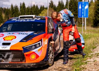 Ott Tänak ja Martin Järveoja Horvaatia ralli 2024, Foto: Jaanus Ree / Red Bull Content Pool