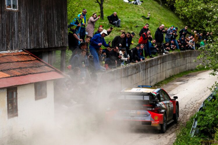 Ott Tänak ja Martin Järveoja, Horvaatia MM-ralli 2024, Foto: Jaanus Ree / Red Bull Content Pool