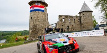 Ott Tänak ja Martin Järveoja, Horvaatia ralli 2024, Foto: Jaanus Ree / Red Bull Content Pool