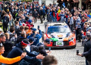 Ott Tänak ja Martin Järveoja Horvaatia rallil 2024, Foto: Jaanus Ree / Red Bull Content Pool