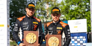 Romet Jürgenson / Oja Siim saavutasid Horvaatias karjääri esimese JWRC etapivõidu. Foto: Jaanus Ree / Red Bull Content Pool