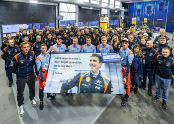 Hyundai meeksond mälestamas Craig Breeni 2024 Horvaatia rallil, Foto: Dufour Fabien /Hyundai Motorsport GmbH