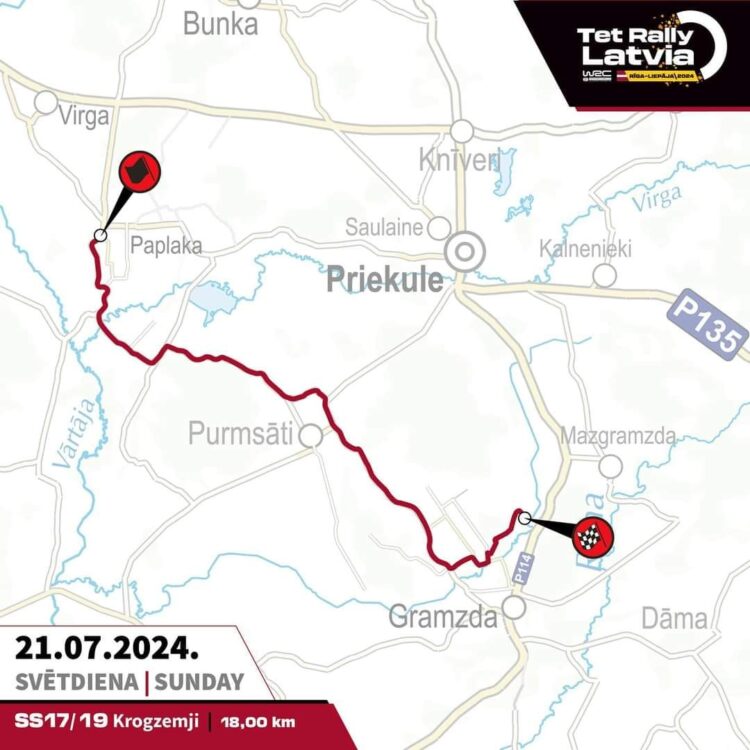 Avalikustati Läti WRC-etapi kiiruskatsete asukohad ja kaardid