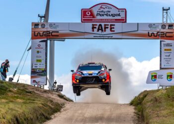 Dani Sordo ja Candido Carrera Portugali rallil 2023, Foto: Dufour Fabien / Hyundai Motorsport GmbH