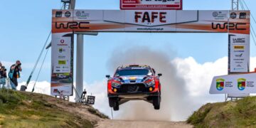 Dani Sordo ja Candido Carrera Portugali rallil 2023, Foto: Dufour Fabien / Hyundai Motorsport GmbH