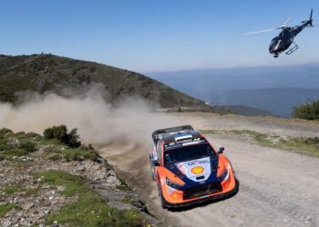 Ott Tanak ja Martin Jarveoja, Portugali ralli 2024, Foto: Dufour Fabien / Hyundai Motorsport GmbH