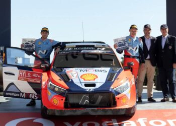 Ott Tanak ja Martin Jarveoja, Portugali ralli 2024, Foto: Dufour Fabien / Hyundai Motorsport GmbH