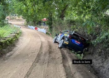 PILTUUDIS: Täielik ebaõnn – Sami Pajari katkestas Portugali ralli vaid mõned meetrid enne katse finišit