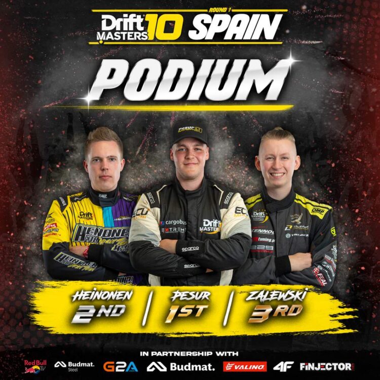 Kevin Pesur võitis Drift Mastersi avaetapi Hispaanias