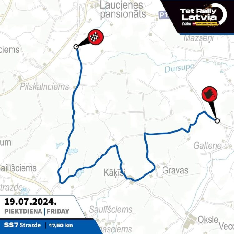 Avalikustati Läti WRC-etapi kiiruskatsete asukohad ja kaardid