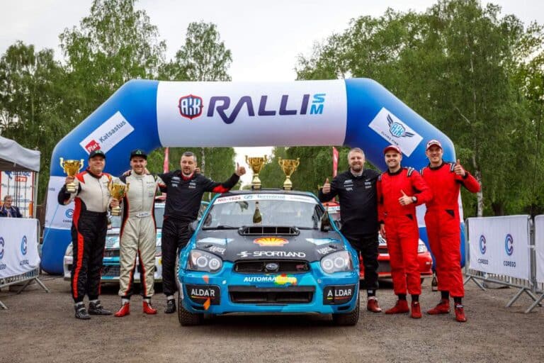 Urmo Aava ja Janno Siitan , Mad Croc Länsirannikon Ralli 2024 - Foto - Pille Russi