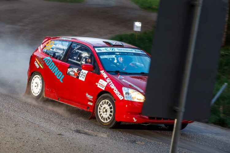 Mad-Croc Länsirannikon ralli avapäeva parimad eestlased olid Egon Kaur ja Allan Birjukov – FOTOGALERII