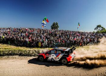 Ott Tänak ja Martin Järveoja Portugali rallil 2024, Foto: Andre Lavadinho / @World / Red Bull Content Pool