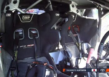 Toyota draama sai jätku – kolmandal kohal olnud Takamoto Katsuta Yarise vedrustus lagunes ära