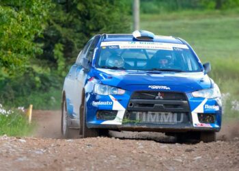 Mullusel Cesise rallil olid parimad eestlased kolmanda kohaga lõpetanud Timmu Kõrge / Arro Vahtra. Foto: Ave Pärn