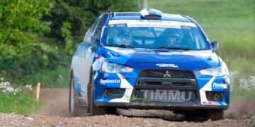 Mullusel Cesise rallil olid parimad eestlased kolmanda kohaga lõpetanud Timmu Kõrge / Arro Vahtra. Foto: Ave Pärn