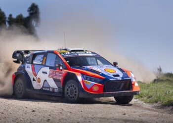 Ott Tanak ja Martin Jarveoja, Portugali ralli 2024, Foto: Dufour Fabien / Hyundai Motorsport GmbH