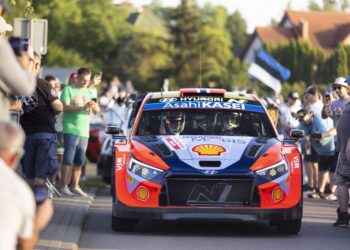 Andreas Mikkelsen Poola rallil, Foto: Austral / Hyundai Motorsport GmbH