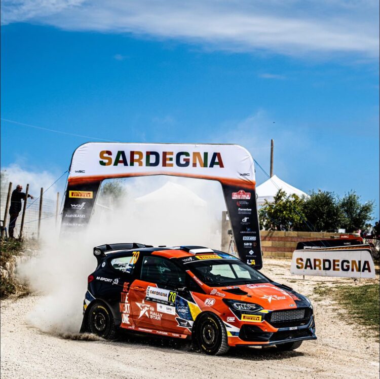 Romet Jürgenson ja Siim Oja Sardiinia rallil 2024, Foto: facebook.com/fiarallystar