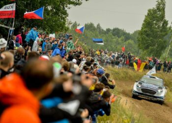 Ott Tänak Poola rallil 2017, Foto: @World/M-Sport