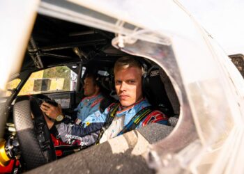 Ott Tänak ja Martin Järveoja Sardiinia rallil 2024, Foto: Jaanus Ree / Red Bull Content Pool