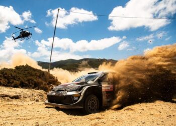 Takamoto Katsuta ja Aaron Johnston, Sardiinia rallil, Foto: Jaanus Ree / Red Bull Content Pool