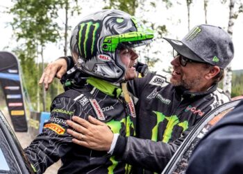 Oliver SOLBERG ja Petter Solberg, Foto: @World / Red Bull Content Pool