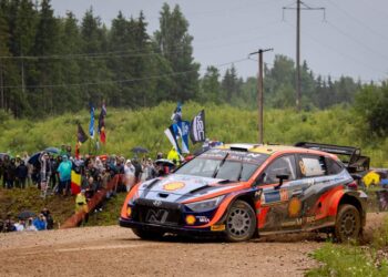 Ott Tanak, Martin Jarveoja, Rally Estonial 2022, Foto: Dufour Fabien / Hyundai Motorsport GmbH