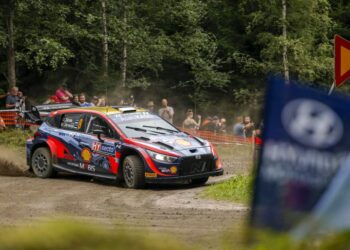 Ott Tanak ja Martin Jarveoja, 2022 Soome ralli, Foto: Austral / Hyundai Motorsport GmbH