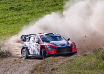 Ott Tanak, Martin Jarveoja, Läti ralli 2024, Foto: Dufour Fabien / Hyundai Motorsport GmbH