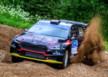 Robert Virves Rally Estonia testikatsel, Foto: André Lavadinho / andre@at-world.com